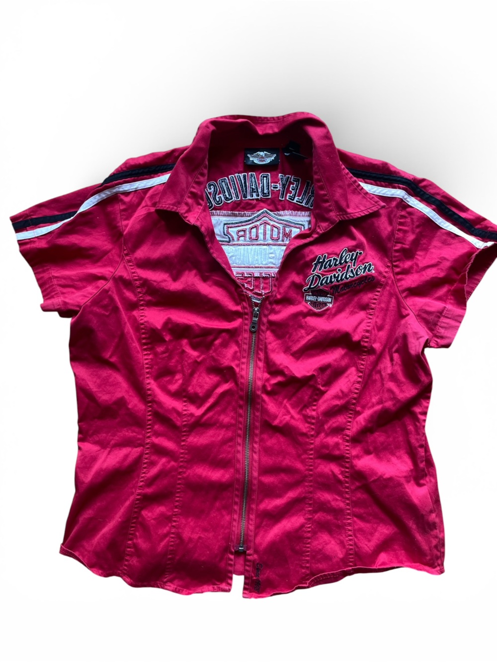 Harley Davidson Zip Front Racing Shirt
